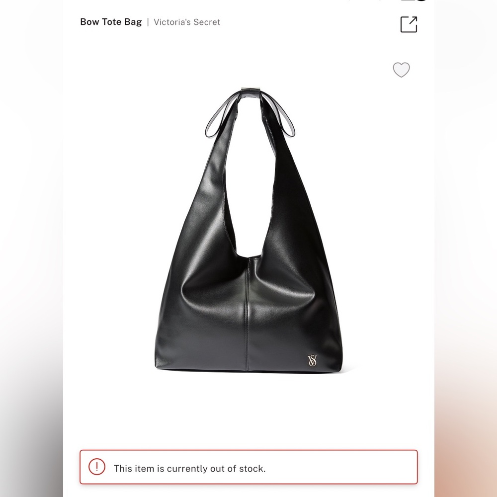 Victoria's Secret Black Tote Bag